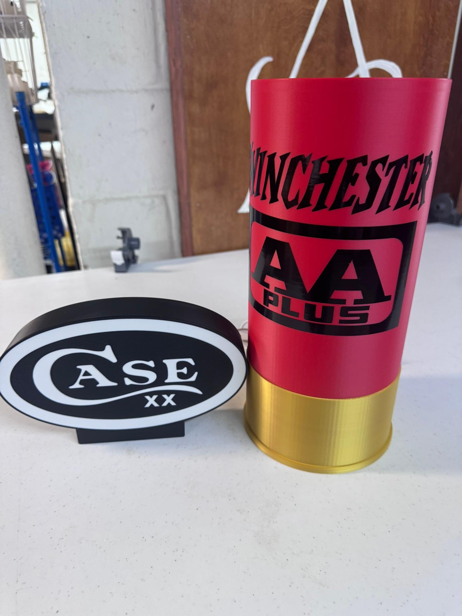 Shotgun Shell Themed Lamp thumbnail 2