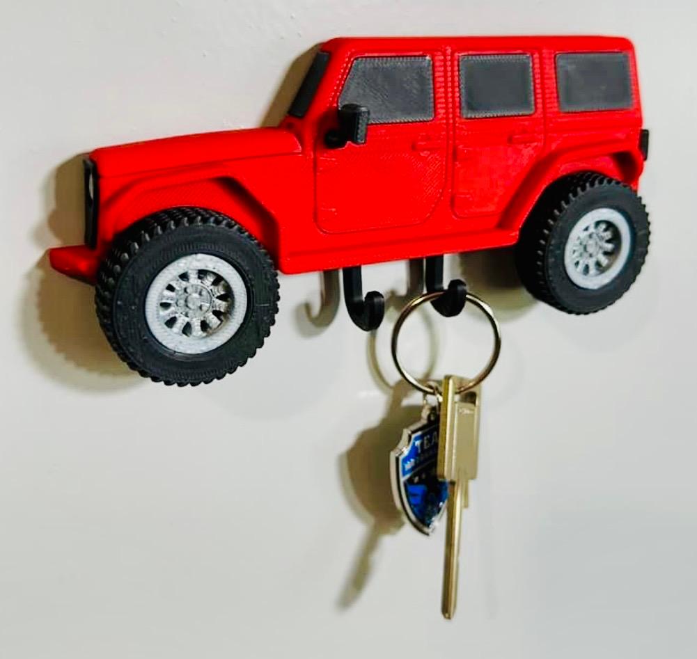 Jeep-Inspired 4dr Key Hanger